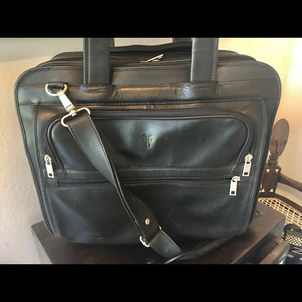 Frye computer/ carry bag. Free Swiss Army knife